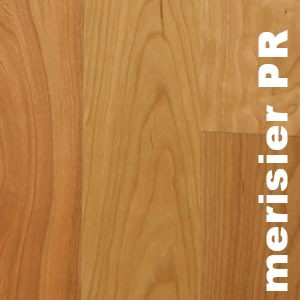 Parquet contrecollé Merisier Select - 10 x 120 x 1200 mm - verni