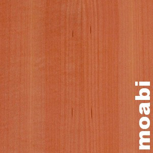 Parquet massif préfini en Moabi ou Poirier Africain