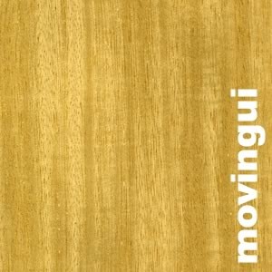 Parquet massif planchette Movingui - 08 x 50 x 300 mm - brut Exotique