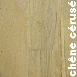 Parquet Contrecollé Chêne Rustique - 15 x 190 mm - fumé - brossé - cérusé - huilé naturel