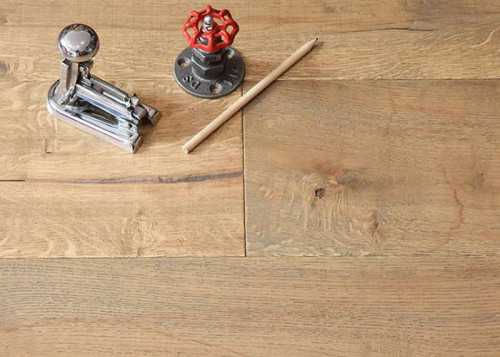 Parquet Contrecollé Chêne Cotton - 15 x 190 x 1900 mm - huilé gris graphite