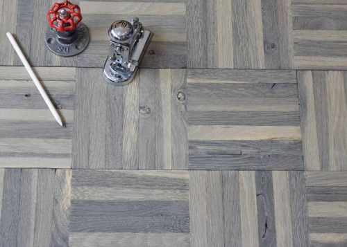 Parquet industriel Chêne - 20 x 160 x 640 mm - vieilli - patiné - huilé - Tessera