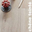 Parquet contrecollé Chêne - 15 x 190 x 1900 mm - fumé - huilé blanc - Toundra