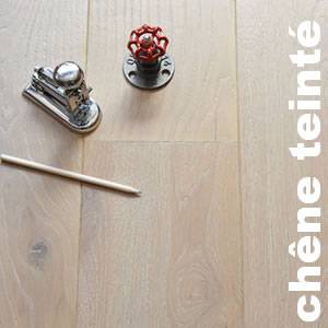 Parquet contrecollé chêne Canyon - 15 x 190 x 1900 mm - teinté huilé blanc