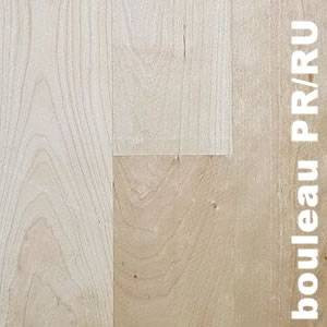 Parquet massif brut en Bouleau EU