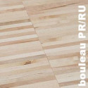 Parquet industriel Bouleau EU - 22 x 08 x 160 mm - motif sur chants