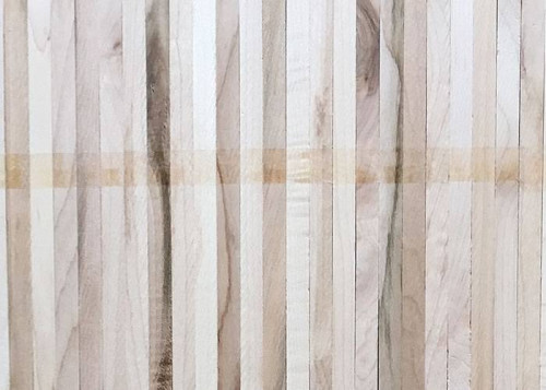 Parquet industriel Bouleau EU - 22 x 08 x 160 mm - motif sur chants