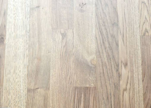 Parquet massif Chêne Rustique - 14 x 129 mm - verni ou huilé - 2 frises - gris