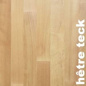 Parquet massif Hêtre Select - 14 x 129 mm - 2 frises - verni ou huilé