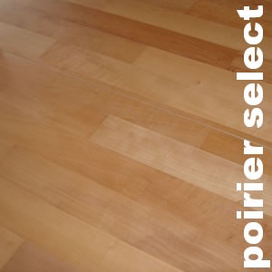 Parquet massif Poirier Select - 22 x 70 mm - brut