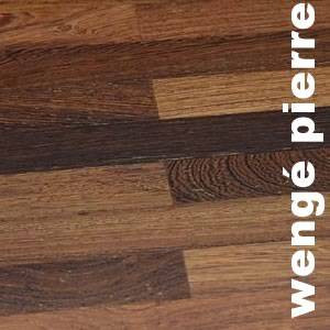 Parquet industriel coupe pierre en Wenge ou Panga Panga