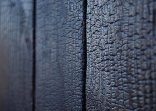 Yakisugi - Lambris en bois brûlé épicéa - 20 x 145 mm - Croco Brillant