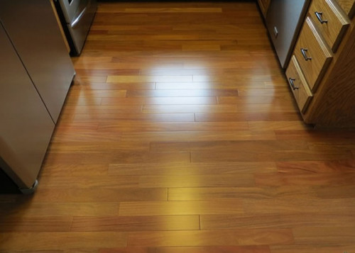 Parquet massif Cumaru - 14 x 90 mm - brut - PROMO - LOT DE 3 m2