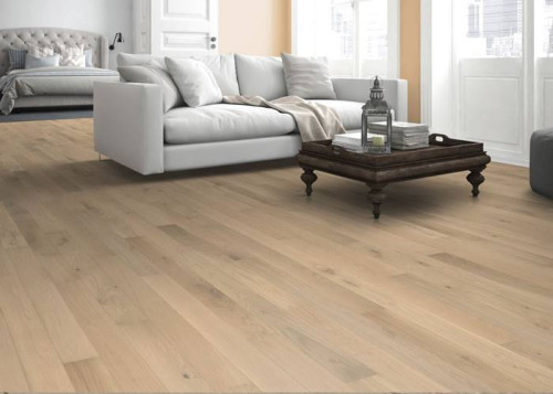 Parquet contrecollé Chêne Rustique - 14 x 130 mm - brossé - huilé aspect bois brut - PRIMO