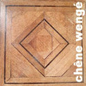 Panneaux Chêne Premier et Wengé - 26 x 500 x 500 mm - Megève