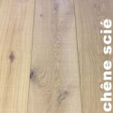 Parquet contrecollé Chêne Campagne - 10 x 140 mm - brut - traces de scies - Brest