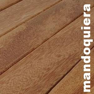 Parquet industriel sur chants en Mandioqueira