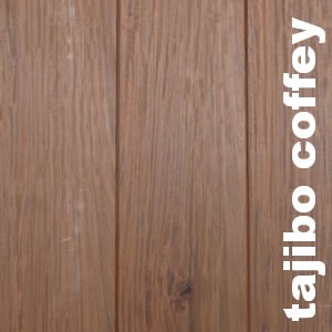 Parquet contrecollé Tajibo Coffey - 16 x 135 mm - verni unifiant