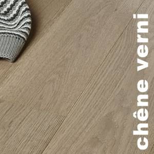 Parquet contrecollé Chêne Rustique - 10 x 148 x 1860 mm - brosse - verni mat - Metz