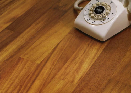 Parquet massif Iroko - 20 x 120 mm - brut