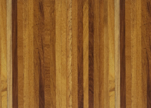 Parquet industriel Iroko - 15 x 15 x 250 mm - motif sur chants - Orléans