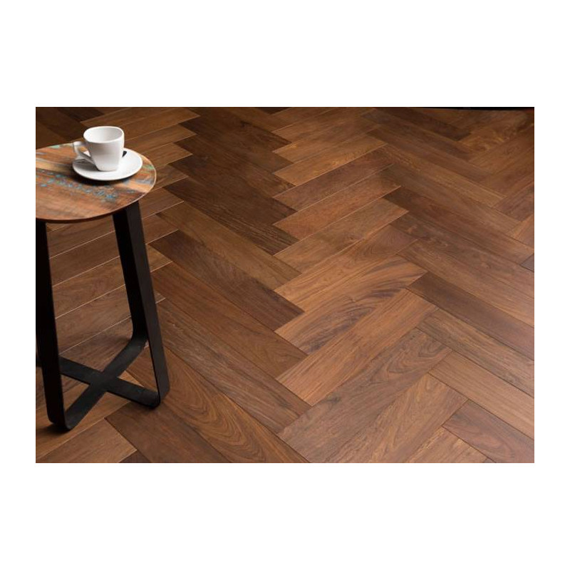 Parquet Contrecollé Ipe/Tajibo Baton Rompu - 16 x 135 x 600 mm - Huilé