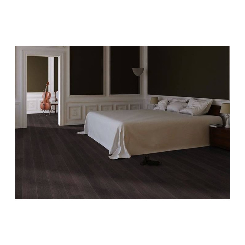 Parquet Parquet contrecollé Wengé - 14 x 145 mm - verni - clic 5G - Cannes