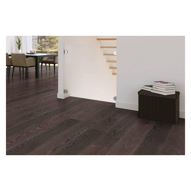Parquet Parquet contrecollé Wengé - 14 x 145 mm - verni - clic 5G - Cannes