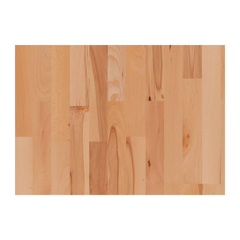Parquet Parquet massif Hêtre Etuvé Rustique - 14 x 70 mm - brut - Brest