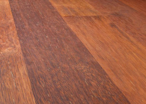 Parquet contrecollé Merbau - 12 x 145 mm - verni satiné
