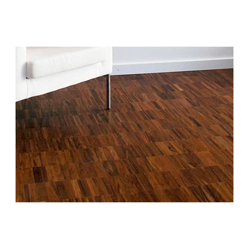 Parquet Parquet industriel Lapacho - 15 x 180 x 220 mm - motif sur chants - PROMO