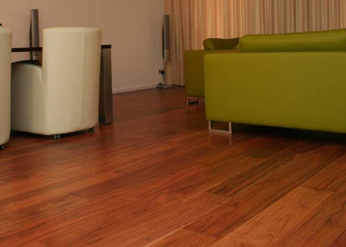 Parquet contrecollé Curupau - 15 x 135 mm - brut