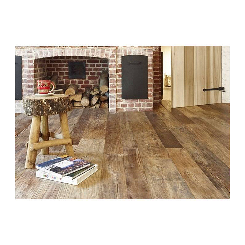 Parquet Parquet contrecollé Orme Bâton Rompu - 16 x 90 x 530 mm - brut