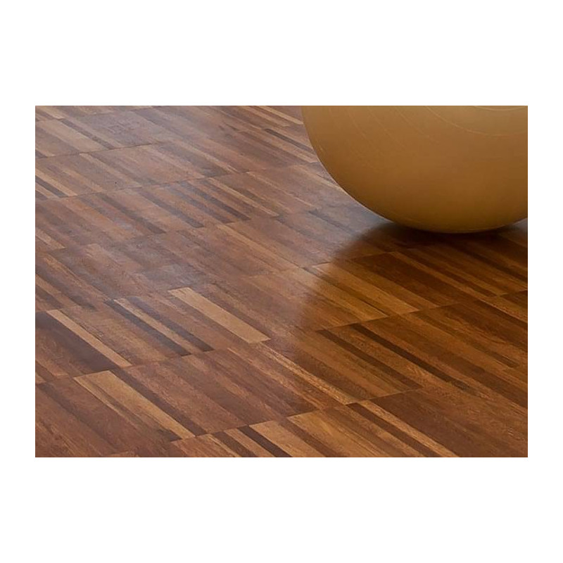 Parquet Parquet industriel Sapelli - 14 x 17 x 300 mm - motif sur chants