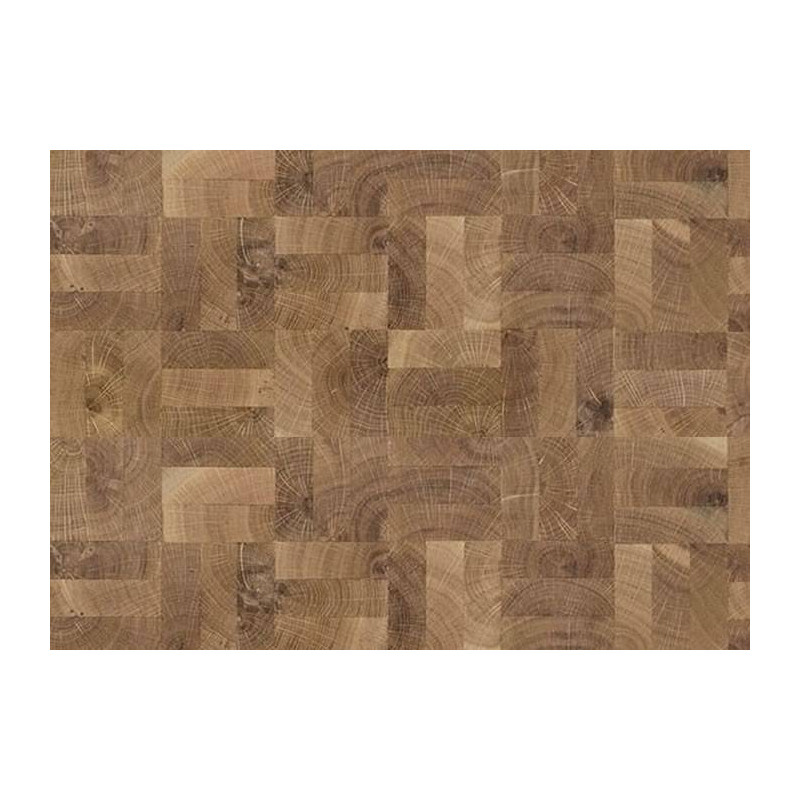 Parquet Parquet massif en bois de bout Chêne - 13 x 432 x 432 mm - brut - Thionville