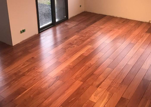 Parquet massif Cuchi - 20 x 130 mm - verni