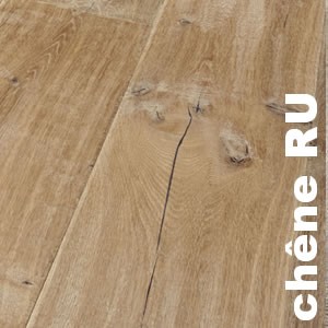 Parquet contrecollé Chêne Rustique - 15 x 220 mm - huilé - Courchevel