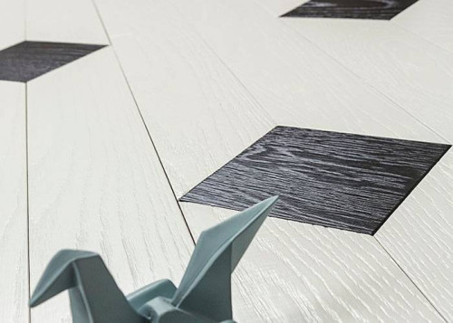 Parquet contrecollé en Chêne - 11 x 100 x 700-900 - cabochons