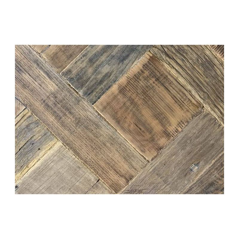 Parquet Panneaux Versailles Orme de récupération - 20 x 1000 x 1000 mm - huilé
