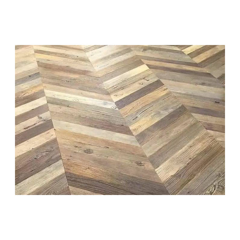 Parquet Parquet contrecollé Orme recyclé Point Hongrie - 16 x 100 x 690 mm