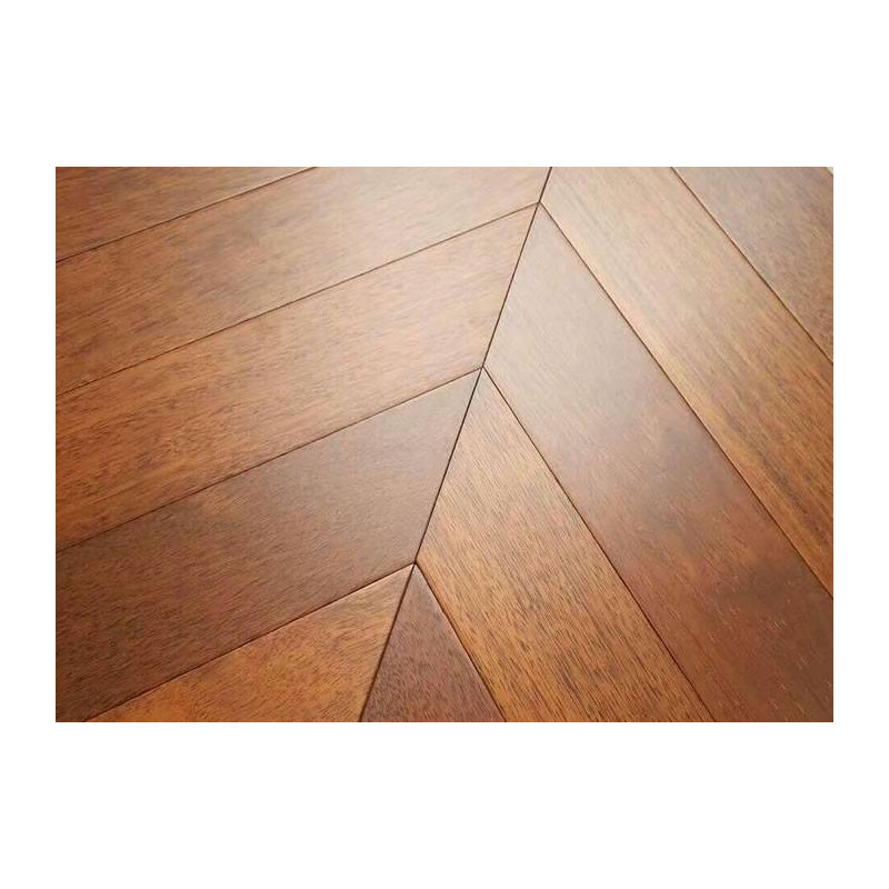 Parquet Parquet massif Merbau Point Hongrie - 14 x 90 x 500 mm - verni ou huilé - Biarritz