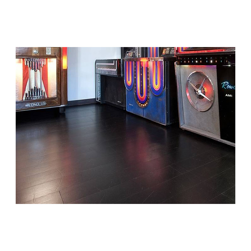 Parquet Parquet contrecollé Wengé Select - 14 x 195 mm - brossé - verni