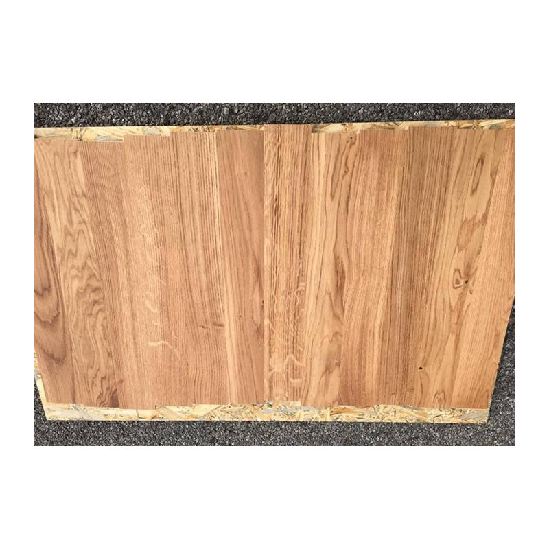 Parquet Parquet contrecollé Chêne Rustique Bâton Rompu - 10 x 70 x 490 mm - verni