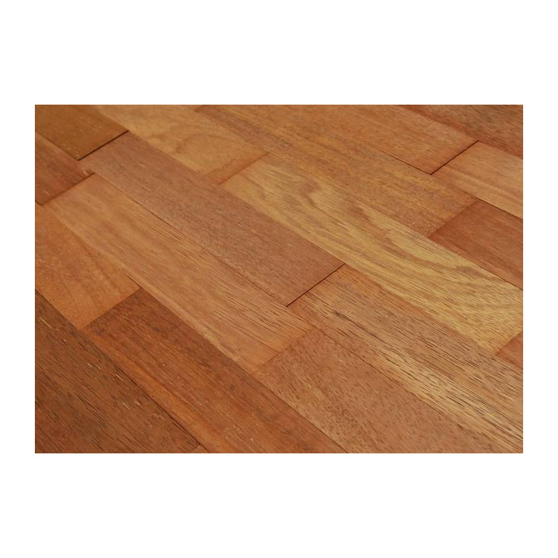 Parquet Parquet massif planchette Merbau - 10 x 60 mm - brut