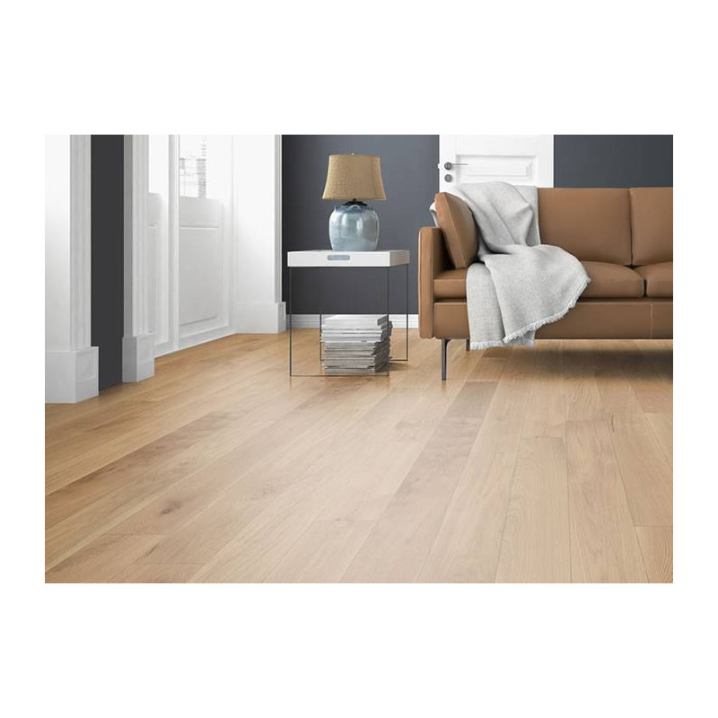 Parquet Parquet massif Chêne Rustique - 13 x 125 mm - huilé incolore - PROMO