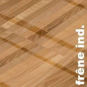 Parquet industriel Frêne - 10 x 08 x 160 mm - motif sur chants - Metz