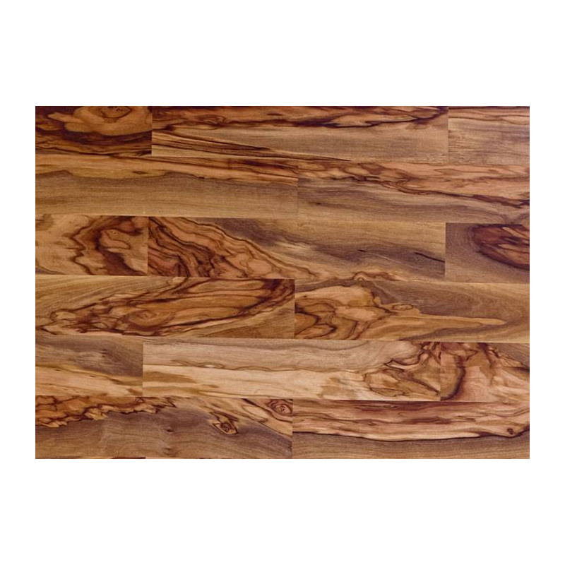 Parquet Parquet massif planchette Olivier Semi Veine - 14 x 70 mm - brut
