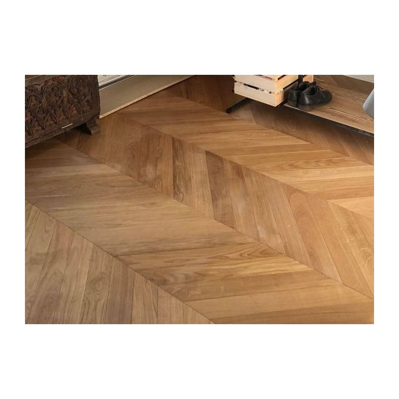 Parquet Parquet contrecollé Chêne Premier Point Hongrie - 10 x 120 x 600 mm - huilé - PROMO