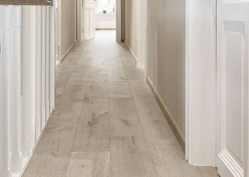 Parquet contrecollé Chêne Rustique - 15 x 220 x 2200 mm - huilé blanc