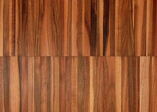 Parquet contrecollé industriel Curupau - 14 x 180 x 2220 mm - verni mat - motif sur chants